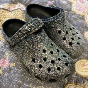 Sparkly Crocs size c 13